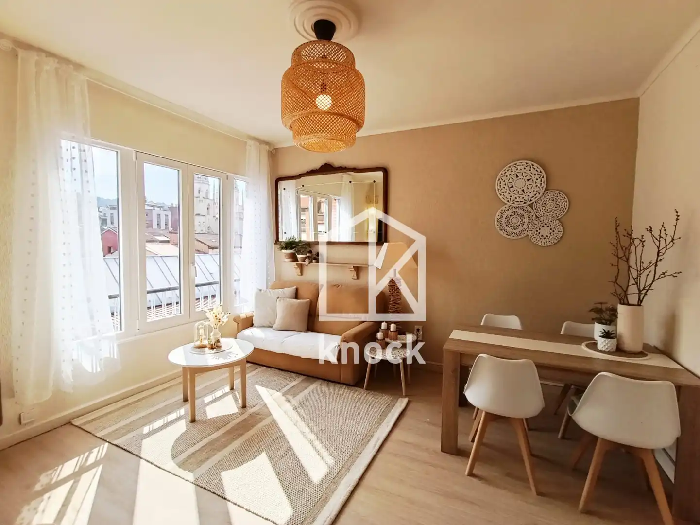 Sala de estar de Piso en venta en Langreo con Calefacción, Trastero y Amueblado