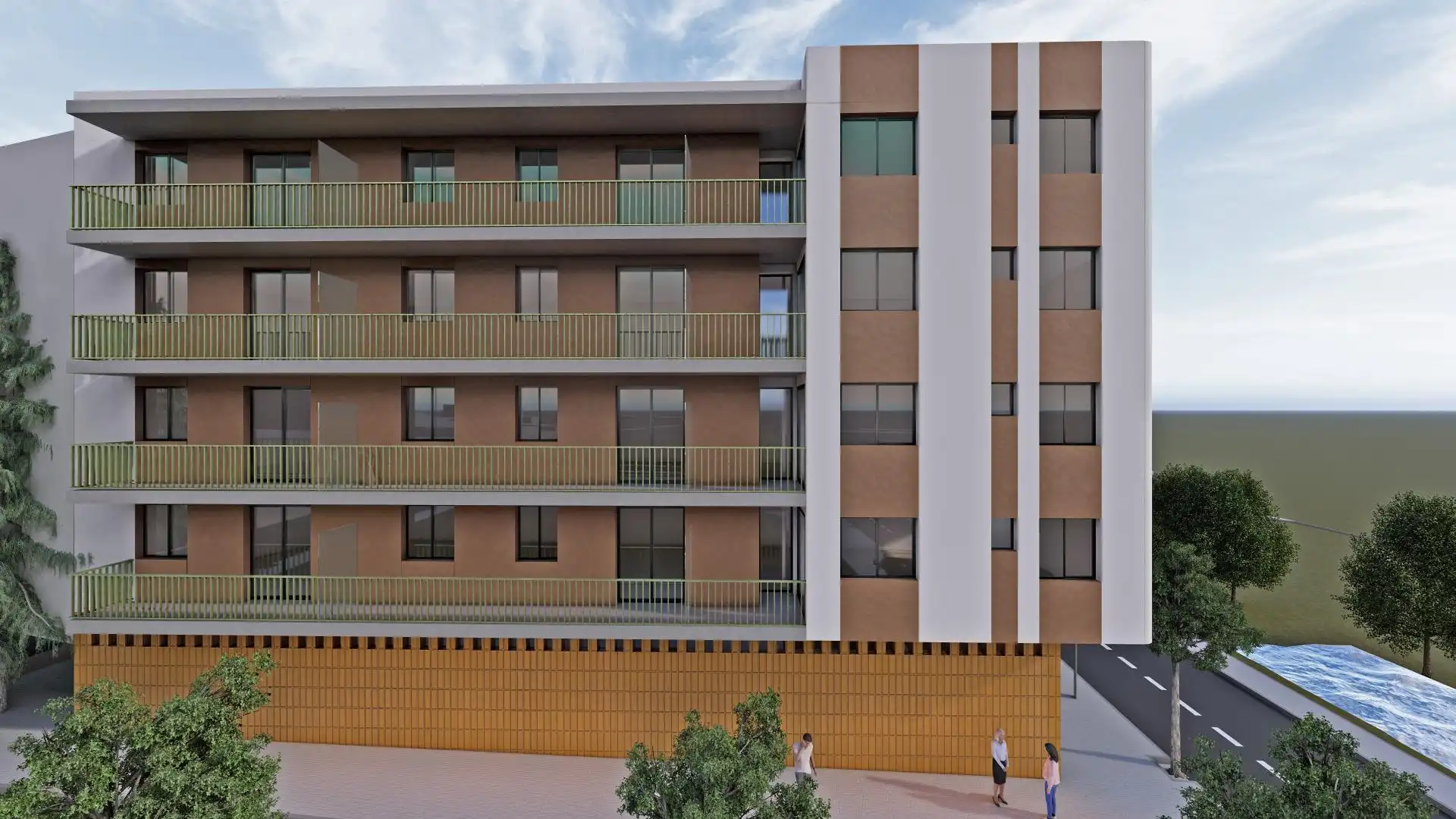 Vista exterior de Apartamento en venta en Lleida con Terraza y Trastero