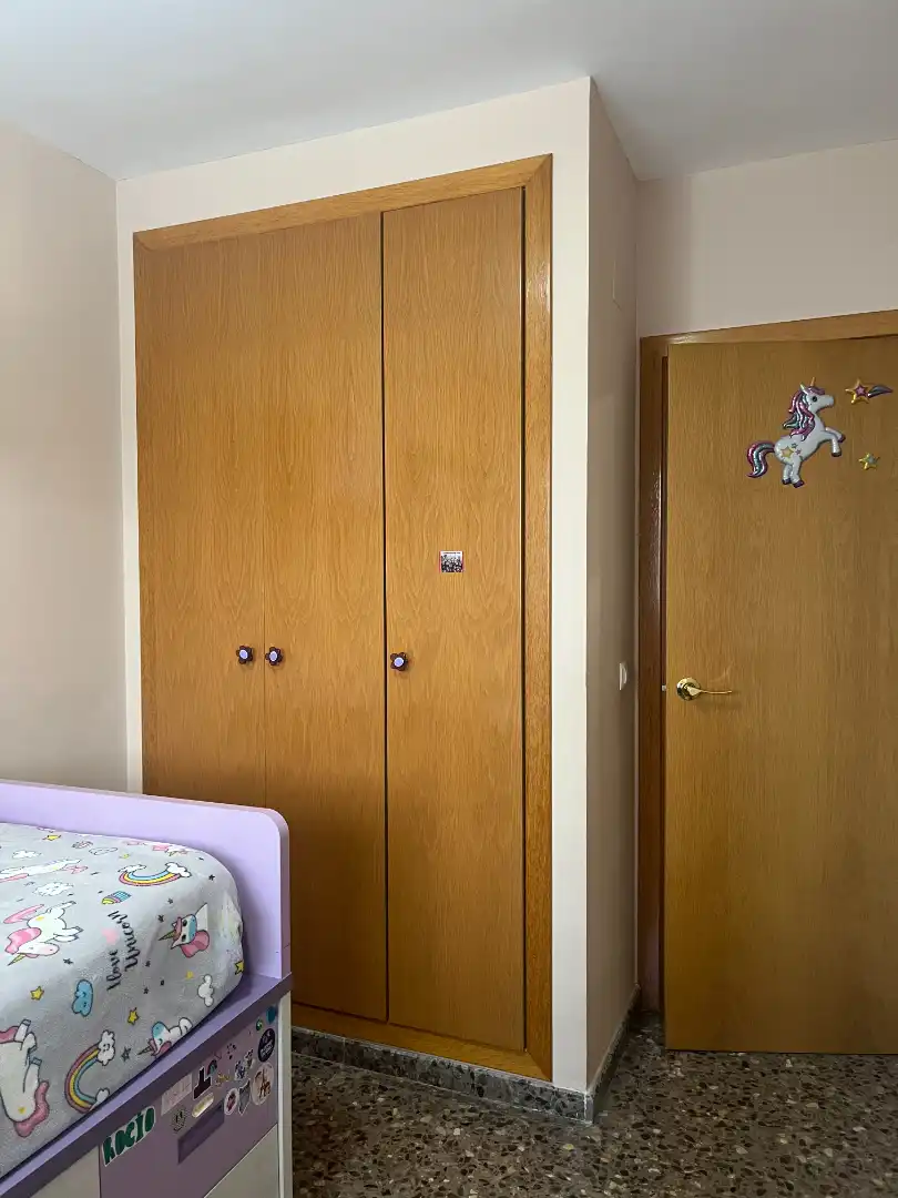 Bedroom of Flat for sale in Valencia  with Air Conditioner, Terrace and Storage room
