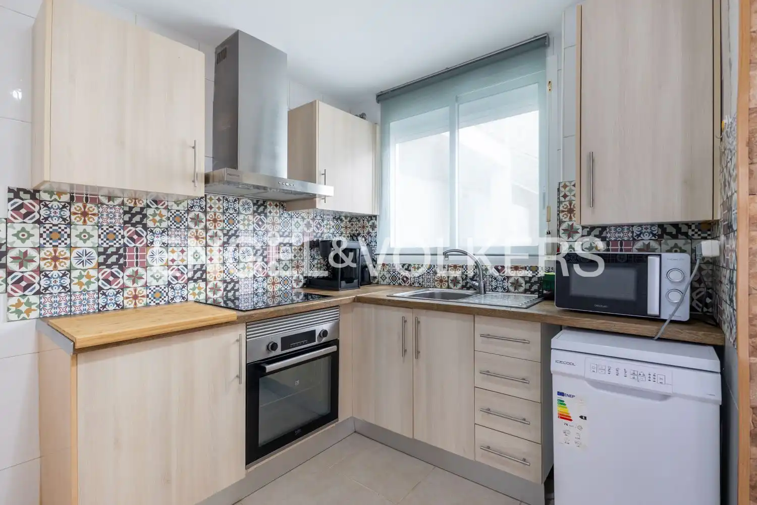 Kitchen of Flat for rent in Dénia  with Air Conditioner, Heating and Swimming Pool