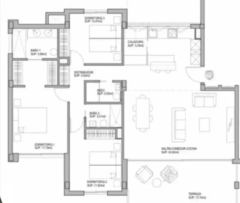 Apartamento en venta en  Palma de Mallorca con Aire acondicionado, Terraza y Trastero