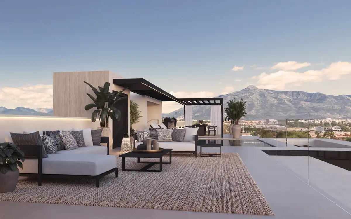 Terraza de Casa adosada en venta en Marbella con Terraza, Trastero y Alarma