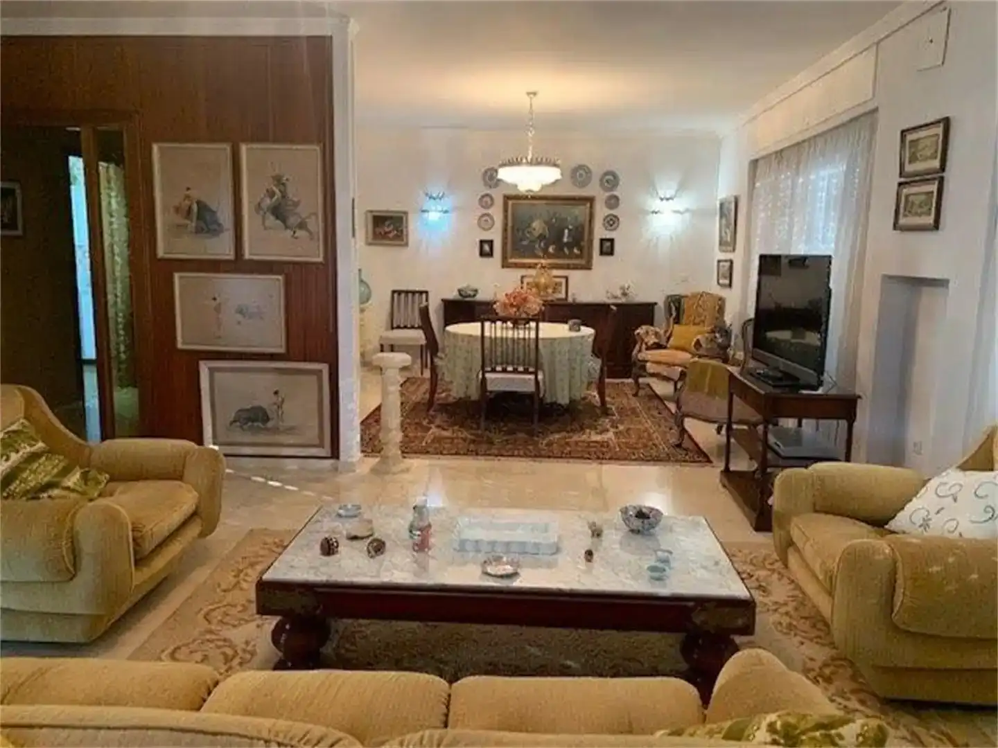 Living room of Flat for sale in Nerja  with Private garden, Storage room and Swimming Pool