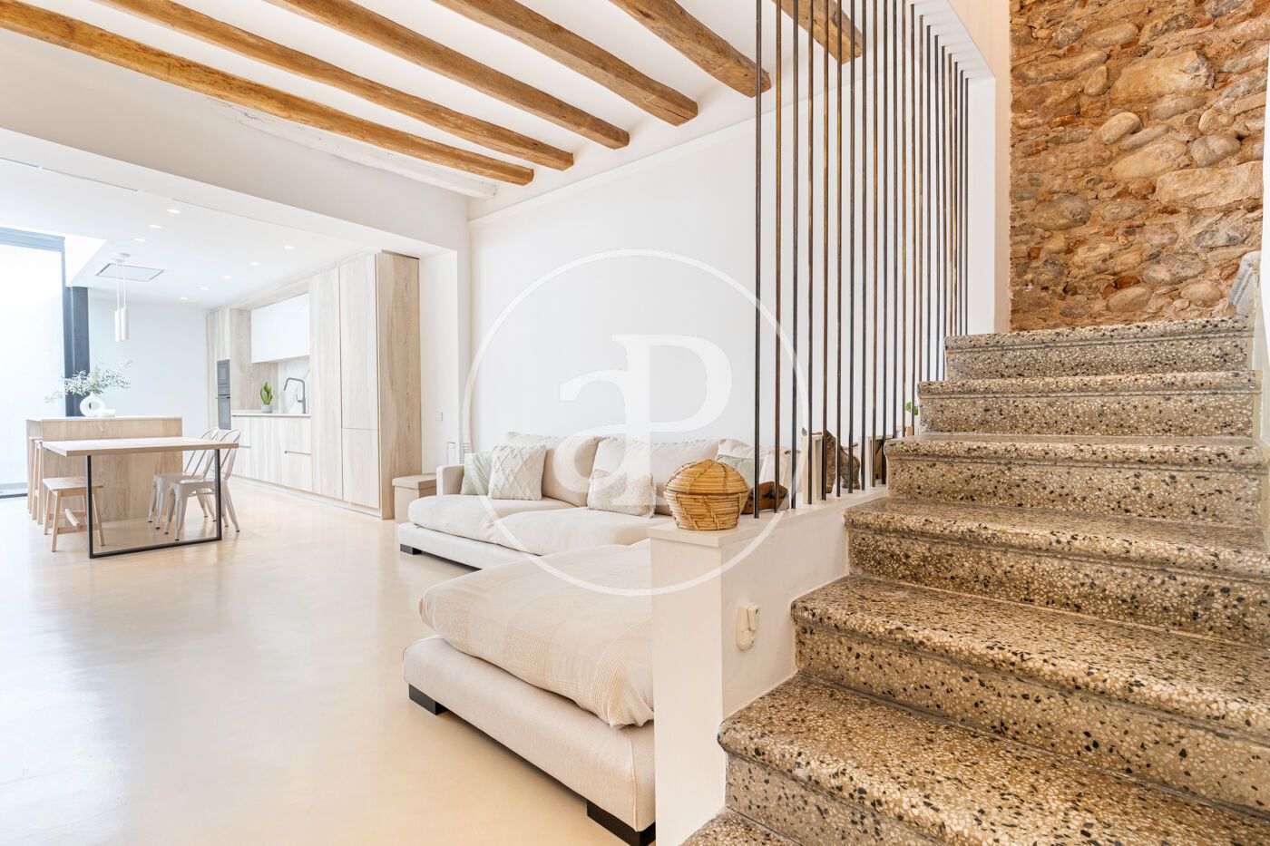 Living room of Single-family semi-detached for sale in Sabadell  with Air Conditioner, Heating and Terrace