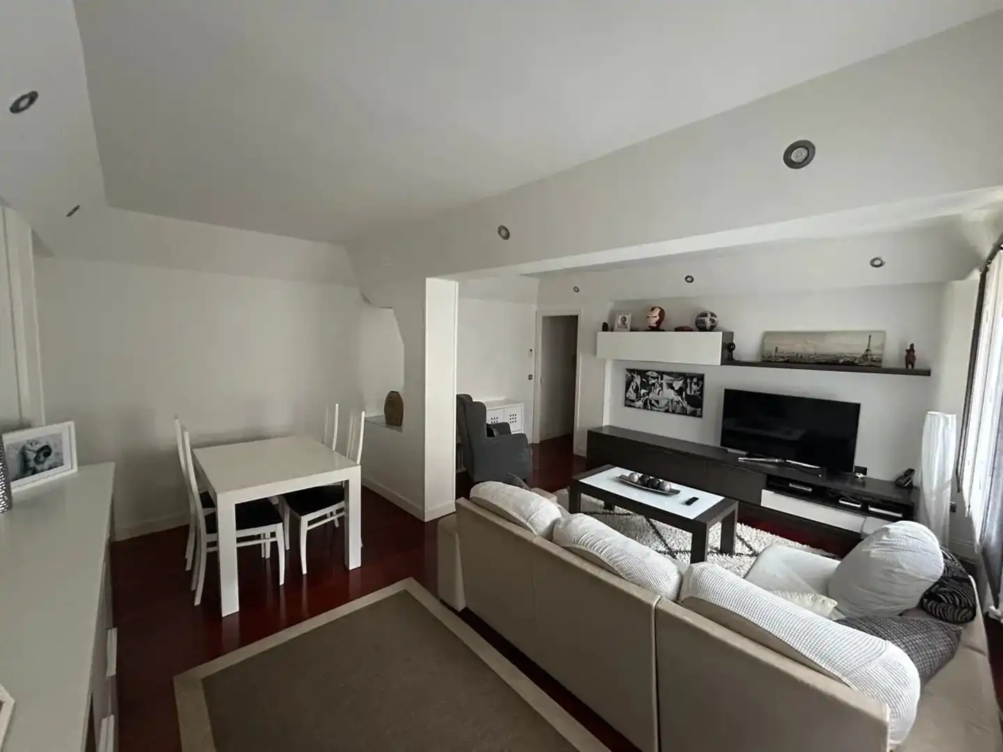 Sala de estar de Piso en venta en Portugalete con Amueblado
