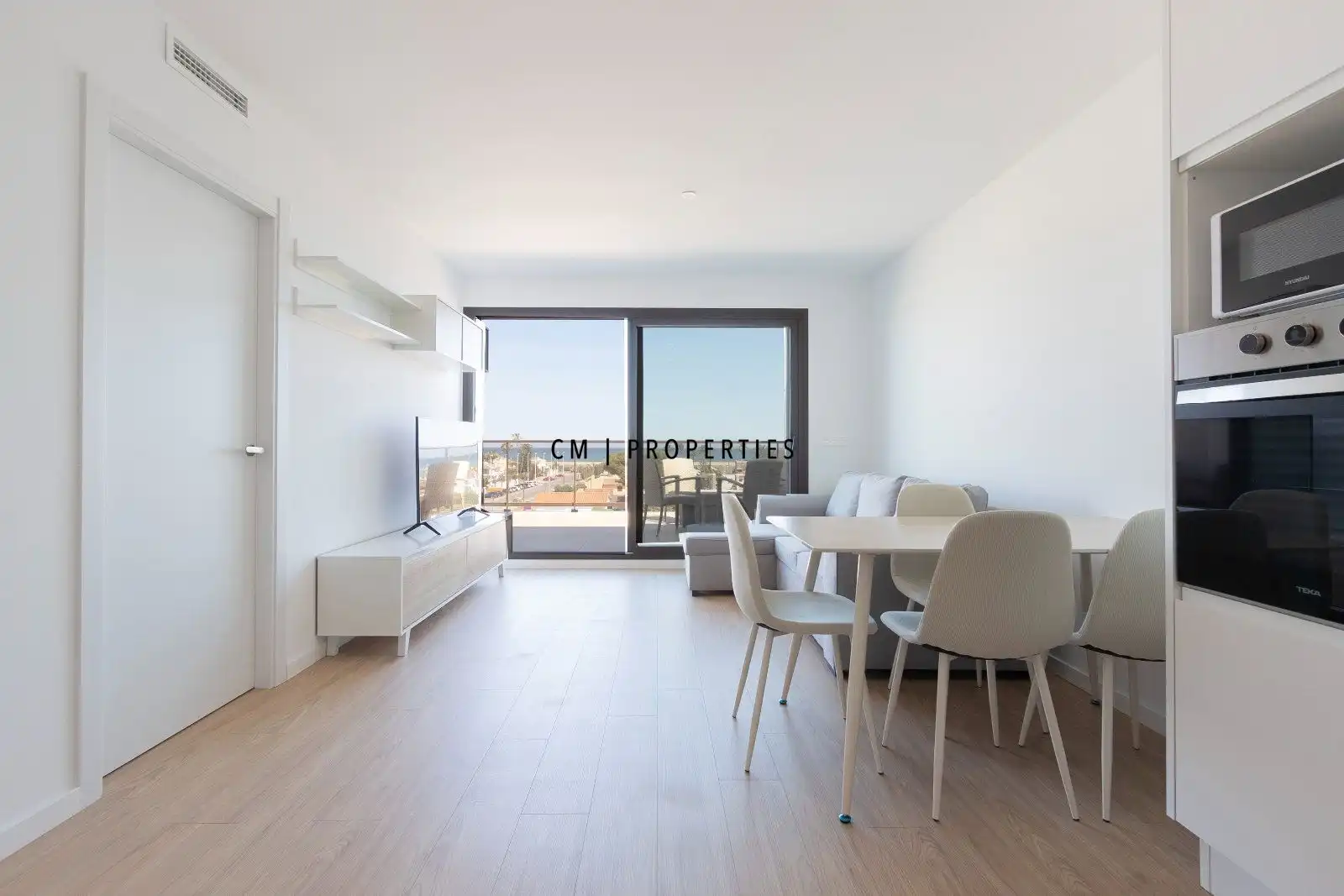 Sala de estar de Ático de alquiler en Sagunto / Sagunt con Aire acondicionado, Calefacción y Parquet