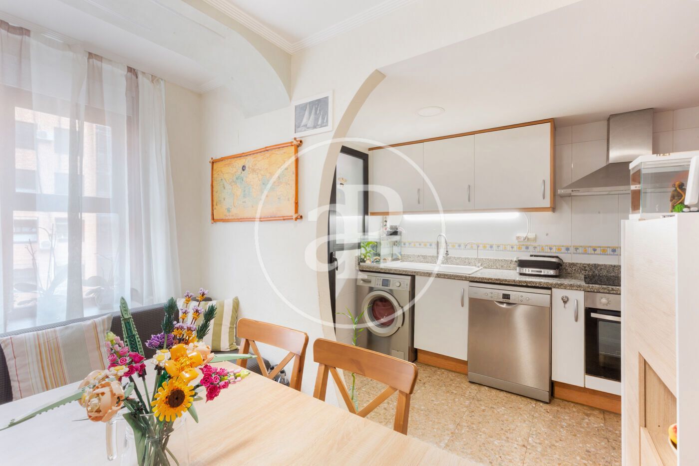 Cuina de Pis en venda en  Valencia Capital amb Aire condicionat, Calefacció i Jardí privat