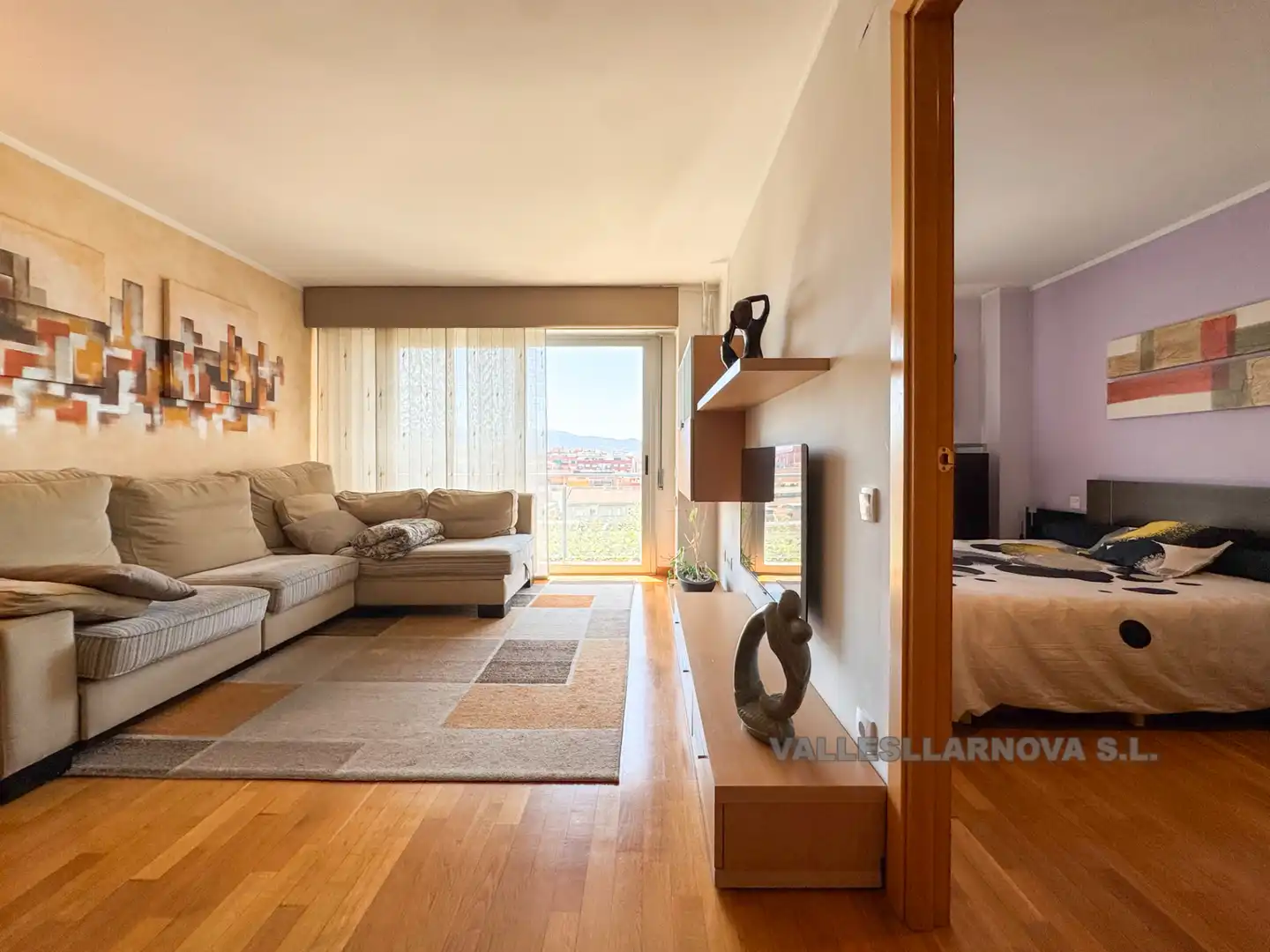 Sala d'estar de Pis en venda en Mollet del Vallès amb Aire condicionat, Calefacció i Parquet