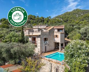 Vista exterior de Casa o xalet en venda en Selva amb Aire condicionat, Terrassa i Piscina