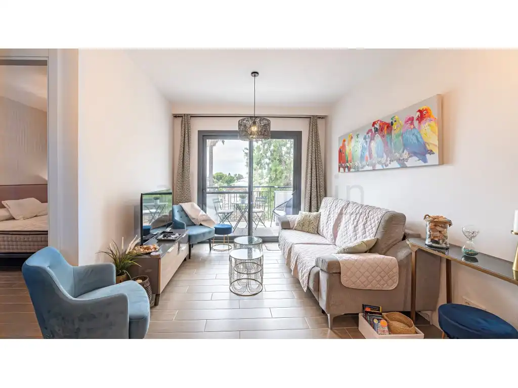 Sala d'estar de Apartament de lloguer en Benalmádena