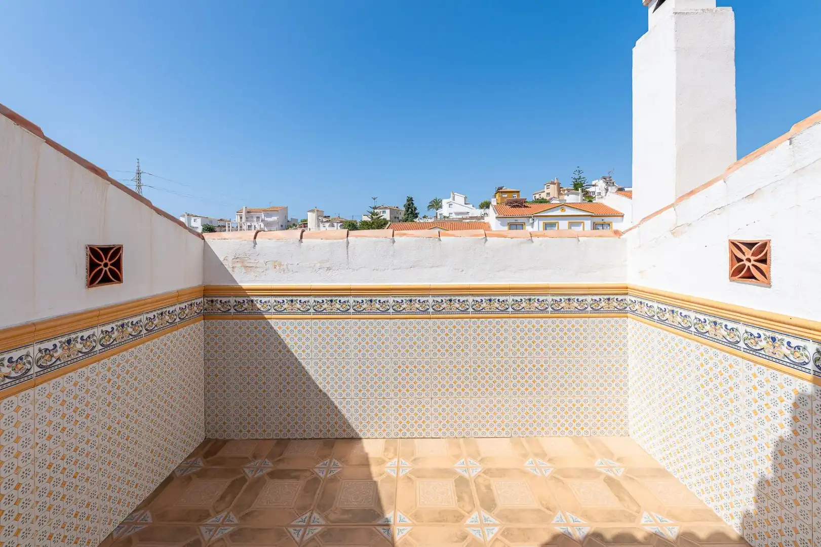 Terrassa de Casa adosada en venda en Benalmádena amb Aire condicionat i Terrassa
