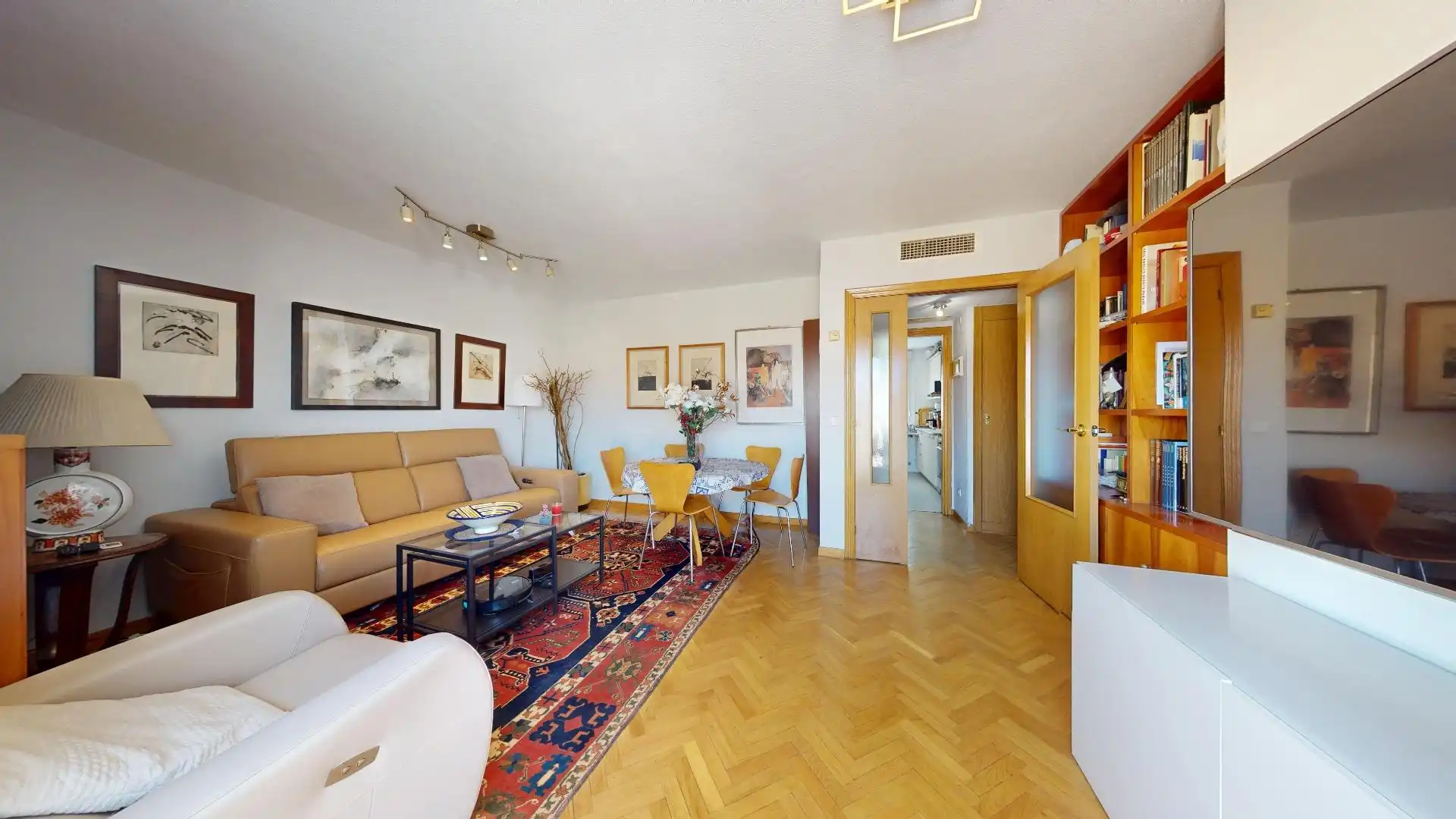 Living room of Attic for sale in Madrid  with Air Conditioner, Heating and Terrace