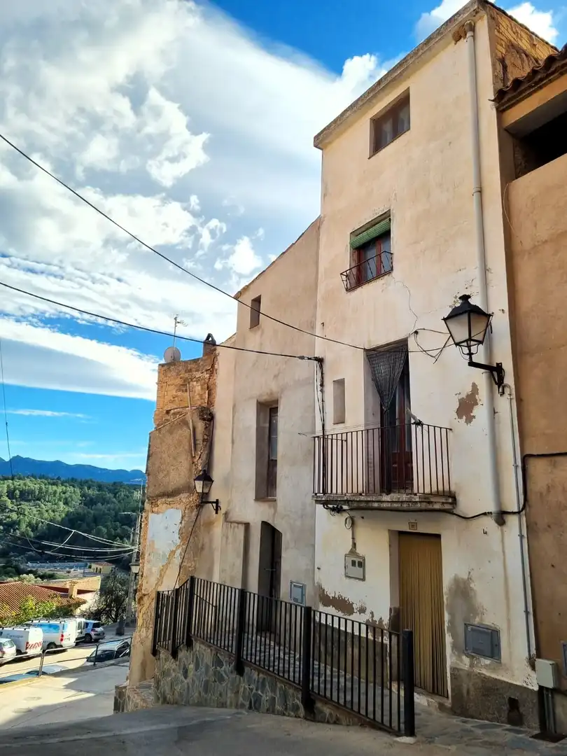 Vista exterior de Casa o chalet en venta en El Pinell de Brai con Calefacción