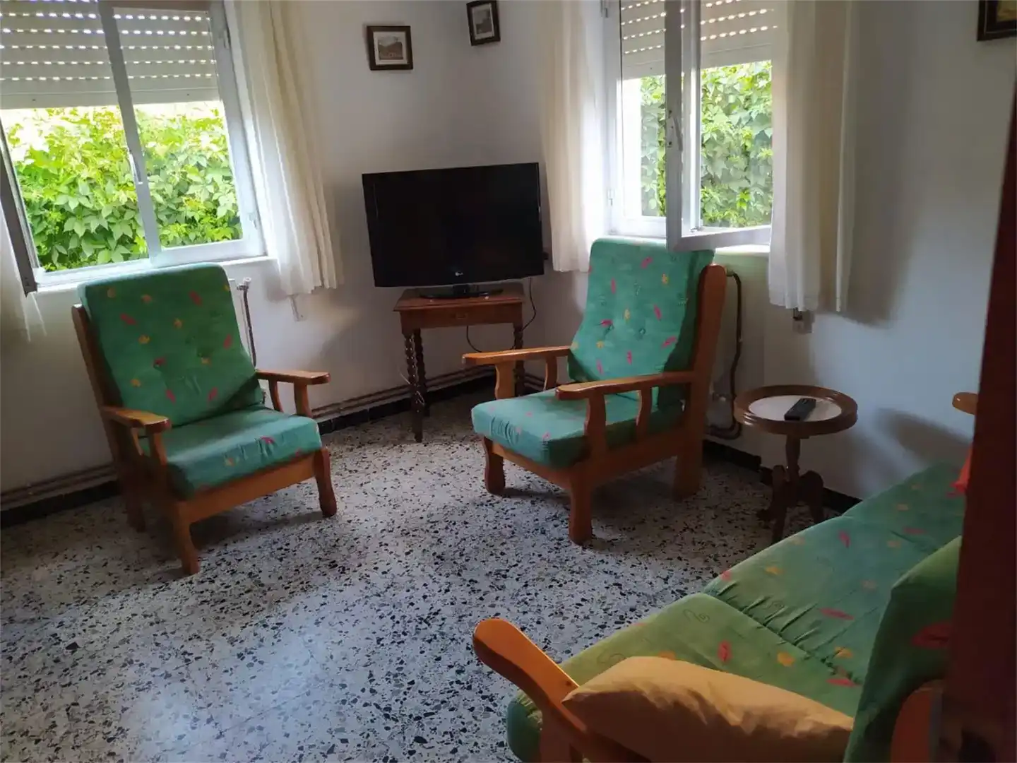 Sala de estar de Piso en venta en La Vecilla con Jardín privado, Trastero y Amueblado