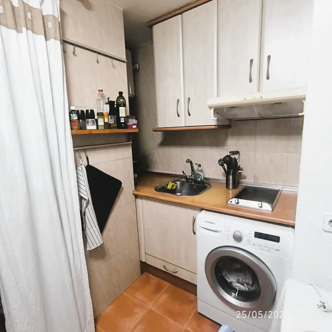 Kitchen of Flat for rent in Madrid  with Heating and Furnished