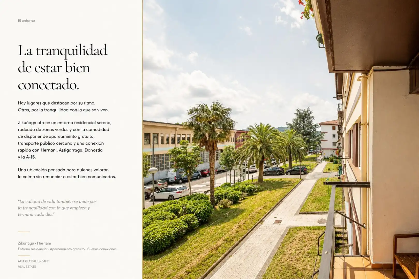 Jardín de Piso en venta en Hernani con Calefacción y Balcón