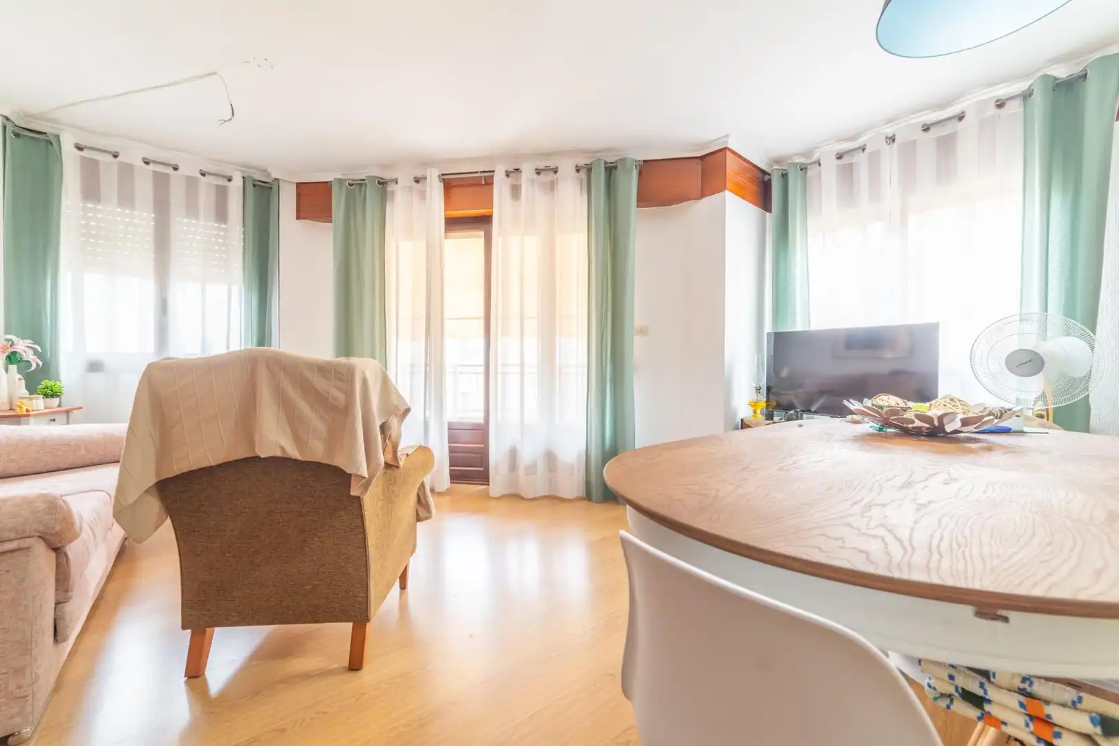 Sala d'estar de Pis en venda en San Javier amb Aire condicionat, Terrassa i Moblat
