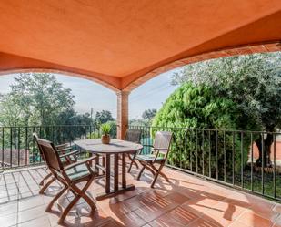 Terrassa de Casa o xalet en venda en Sils amb Aire condicionat, Calefacció i Jardí privat