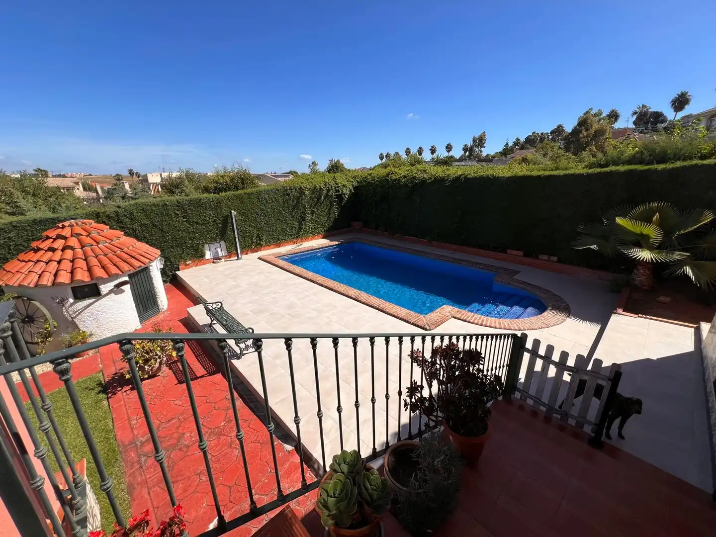 Piscina de Casa o xalet en venda en Badajoz amb Aire condicionat, Calefacció i Jardí privat