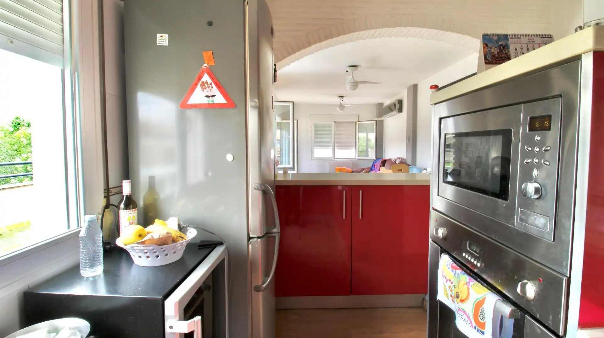 Cocina de Ático en venta en Churriana de la Vega con Aire acondicionado, Calefacción y Terraza