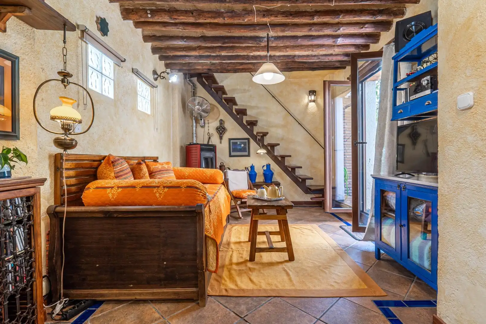 Sala de estar de Casa o chalet en venta en Granada con Terraza y Balcón