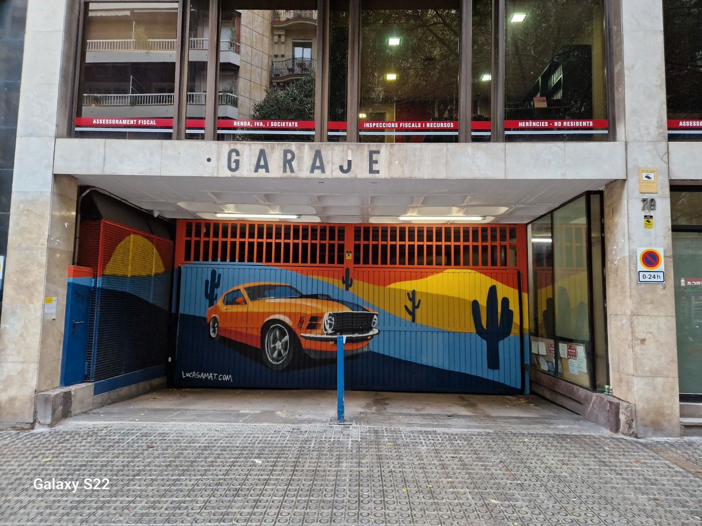 Vista exterior de Garatge de lloguer en  Barcelona Capital