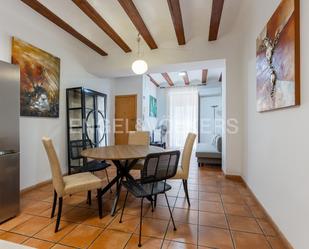 Dining room of Apartment to rent in  Valencia Capital  with Air Conditioner, Heating and Furnished