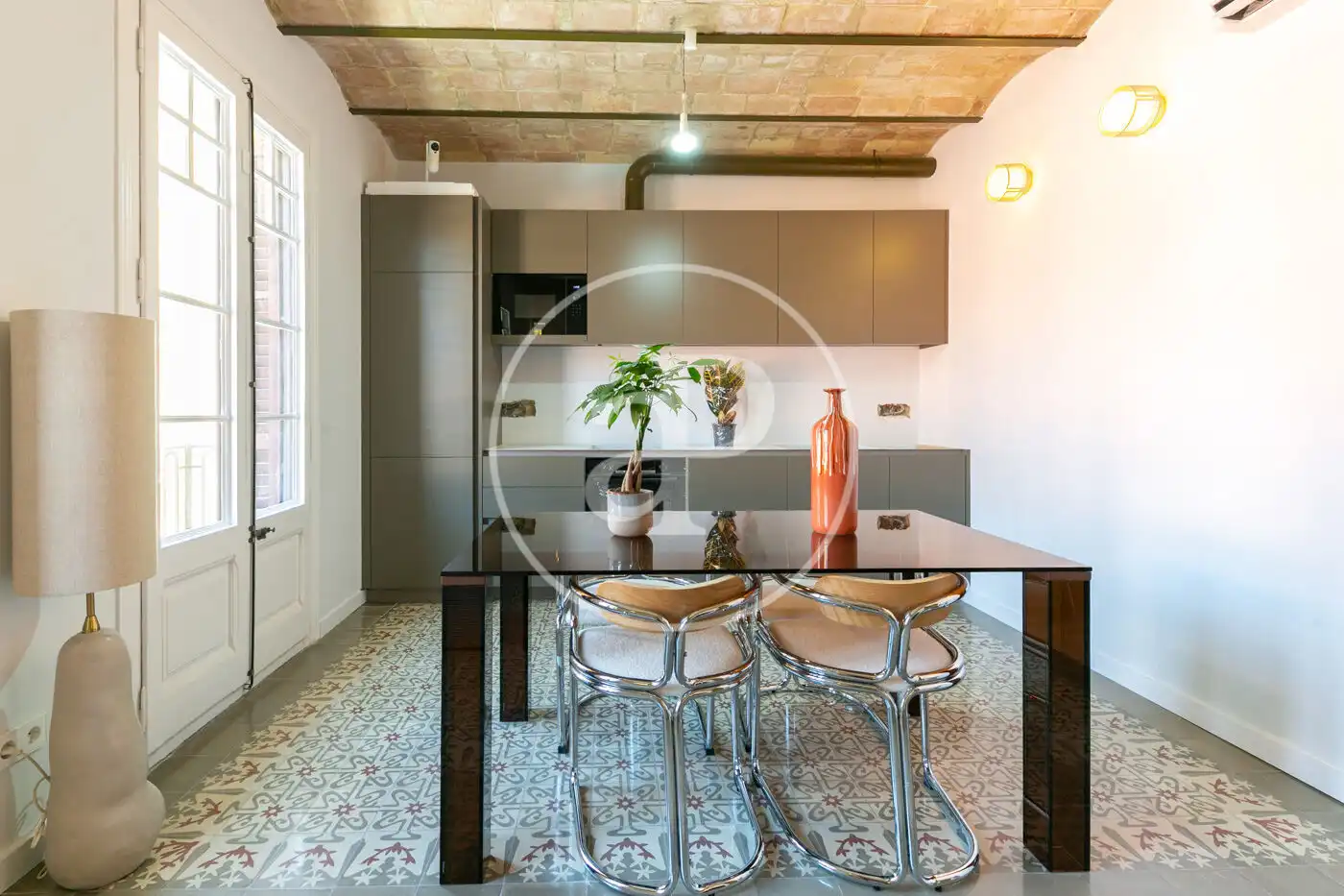 Kitchen of Flat for sale in Barcelona  with Air Conditioner, Heating and Balcony