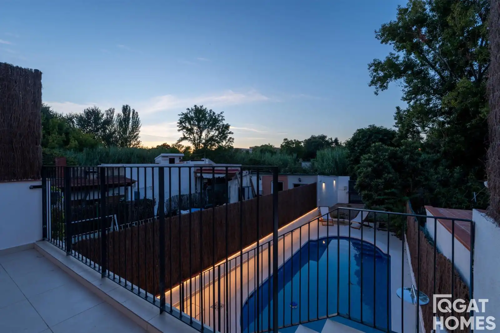 Terraza de Casa adosada en venta en Sant Cugat del Vallès con Aire acondicionado, Calefacción y Terraza