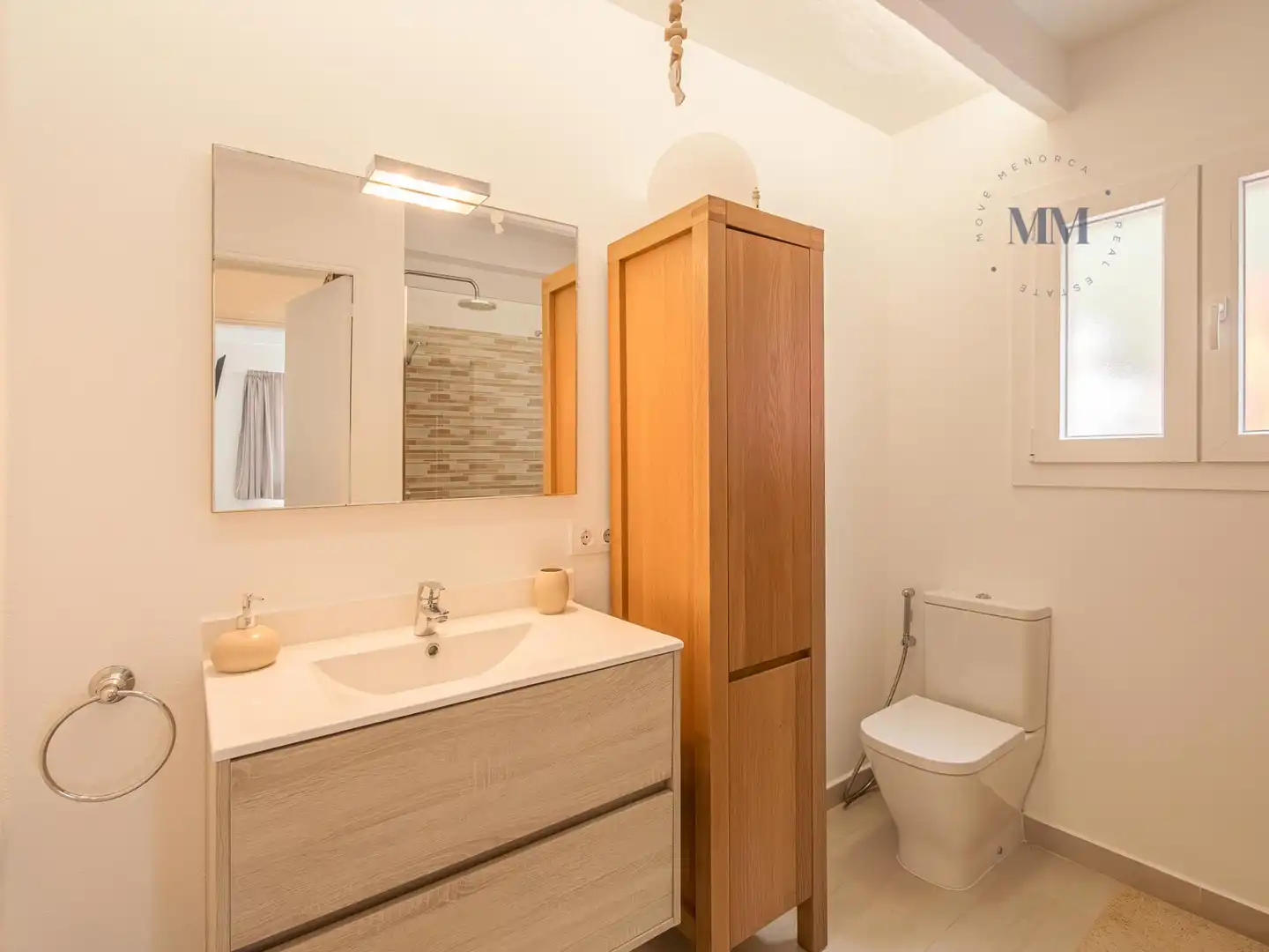 Baño de Casa o chalet en venta en Sant Lluís con Aire acondicionado, Jardín privado y Terraza