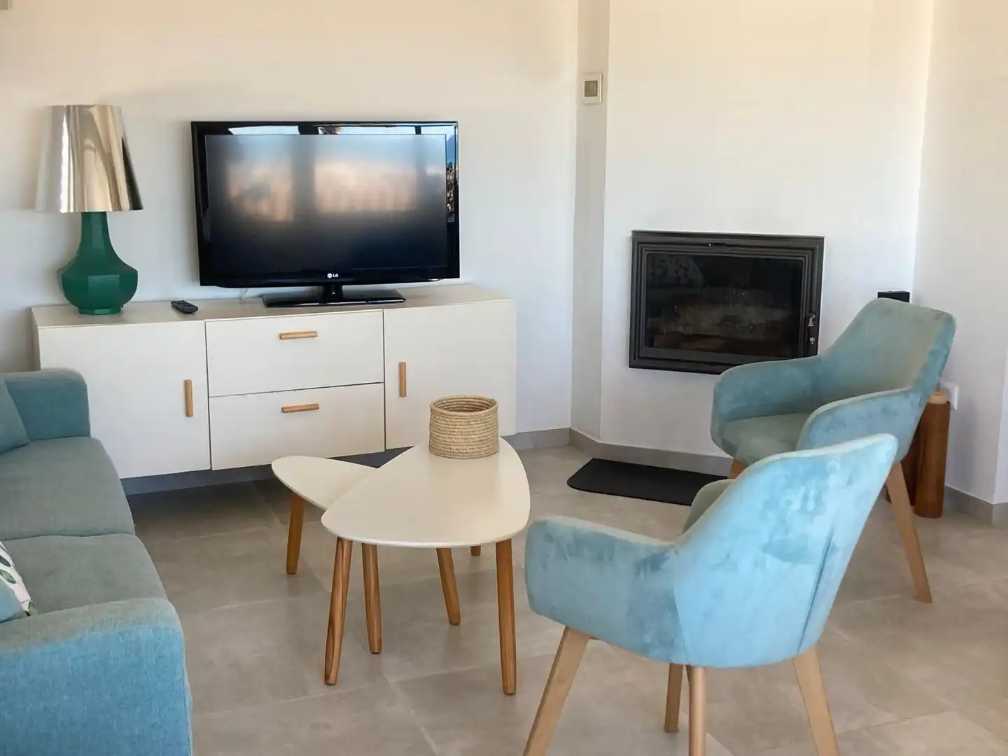 Sala d'estar de Casa o xalet en venda en Dénia amb Aire condicionat, Calefacció i Jardí privat