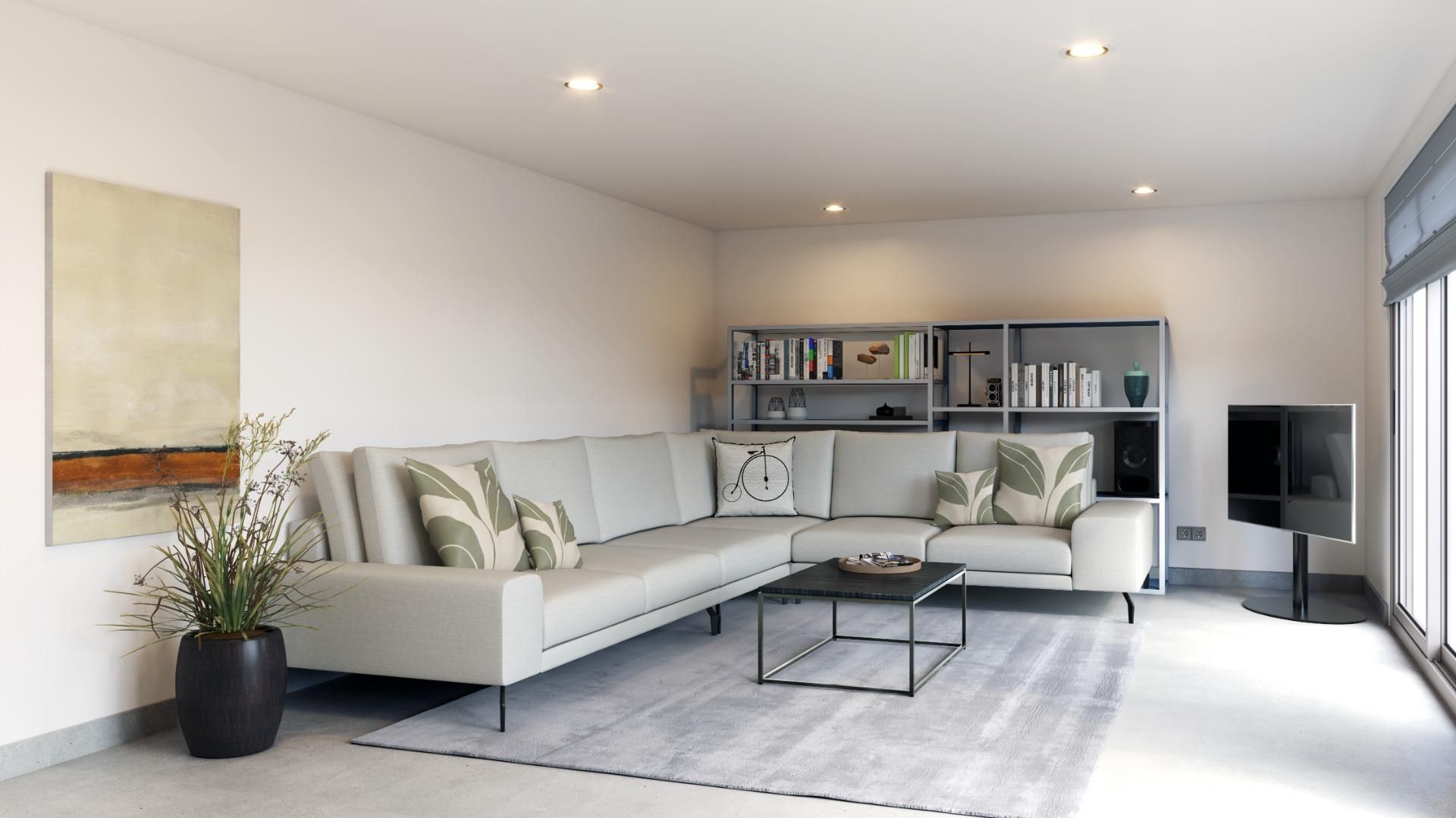 Sala d'estar de Casa o xalet en venda en Pilar de la Horadada amb Aire condicionat i Piscina comunitària