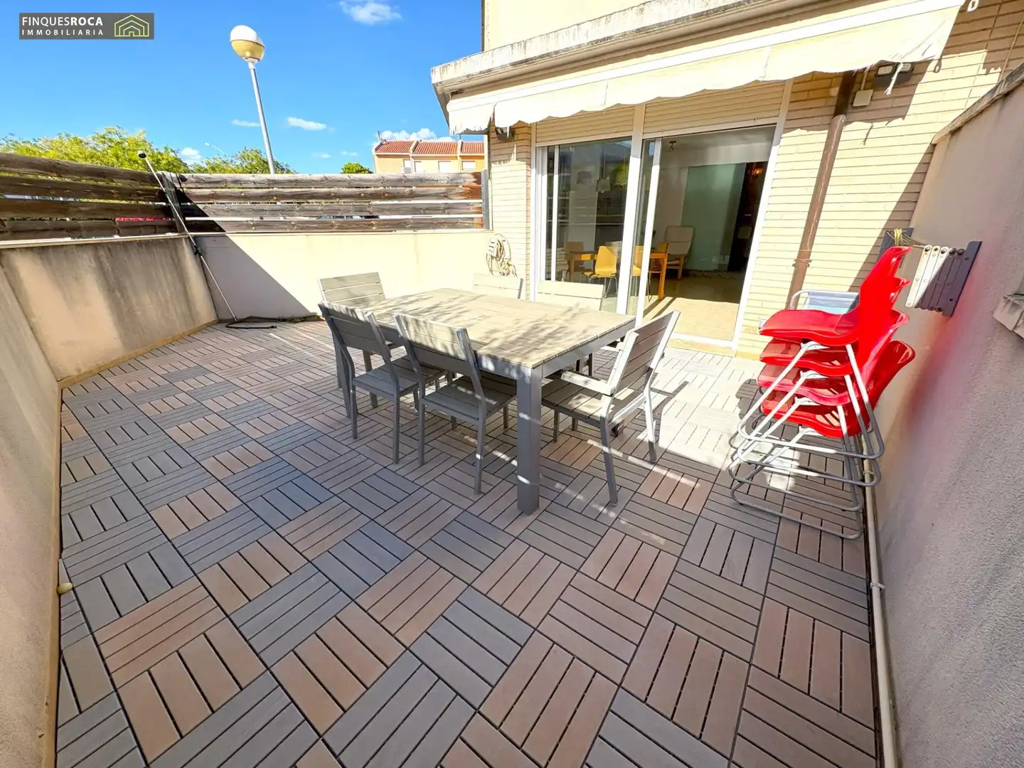 Terrassa de Casa adosada en venda en La Ràpita amb Aire condicionat, Jardí privat i Terrassa