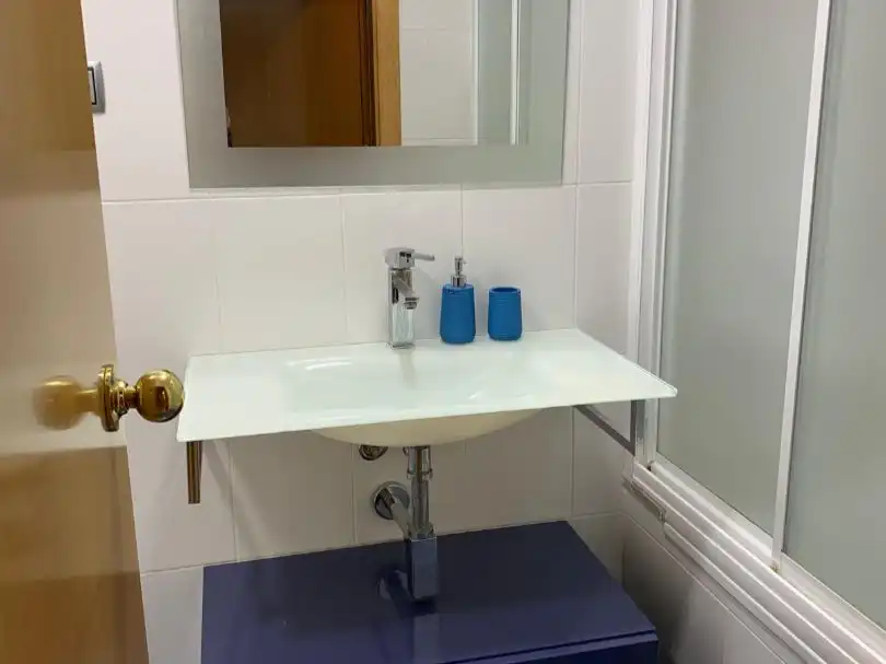 Bathroom of Flat for rent in Molins de Rei  with Heating, Parquet flooring and Terrace