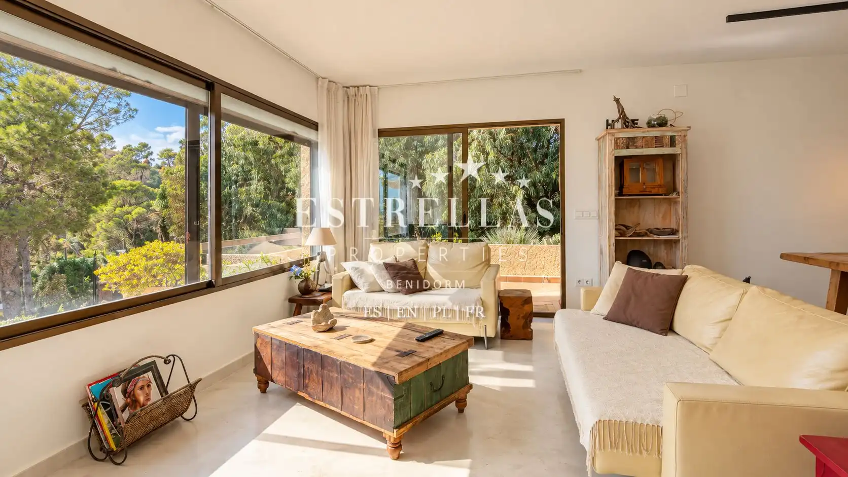 Sala de estar de Apartamento en venta en Altea con Aire acondicionado, Calefacción y Jardín privado