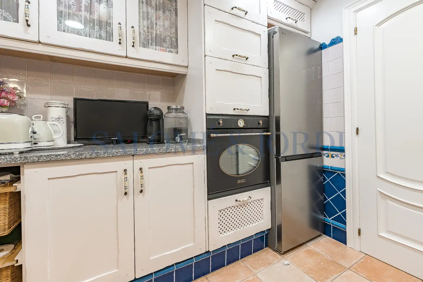 Küche von Wohnung zum Verkauf in Vilassar de Mar mit Klimaanlage, Heizung und Parkett