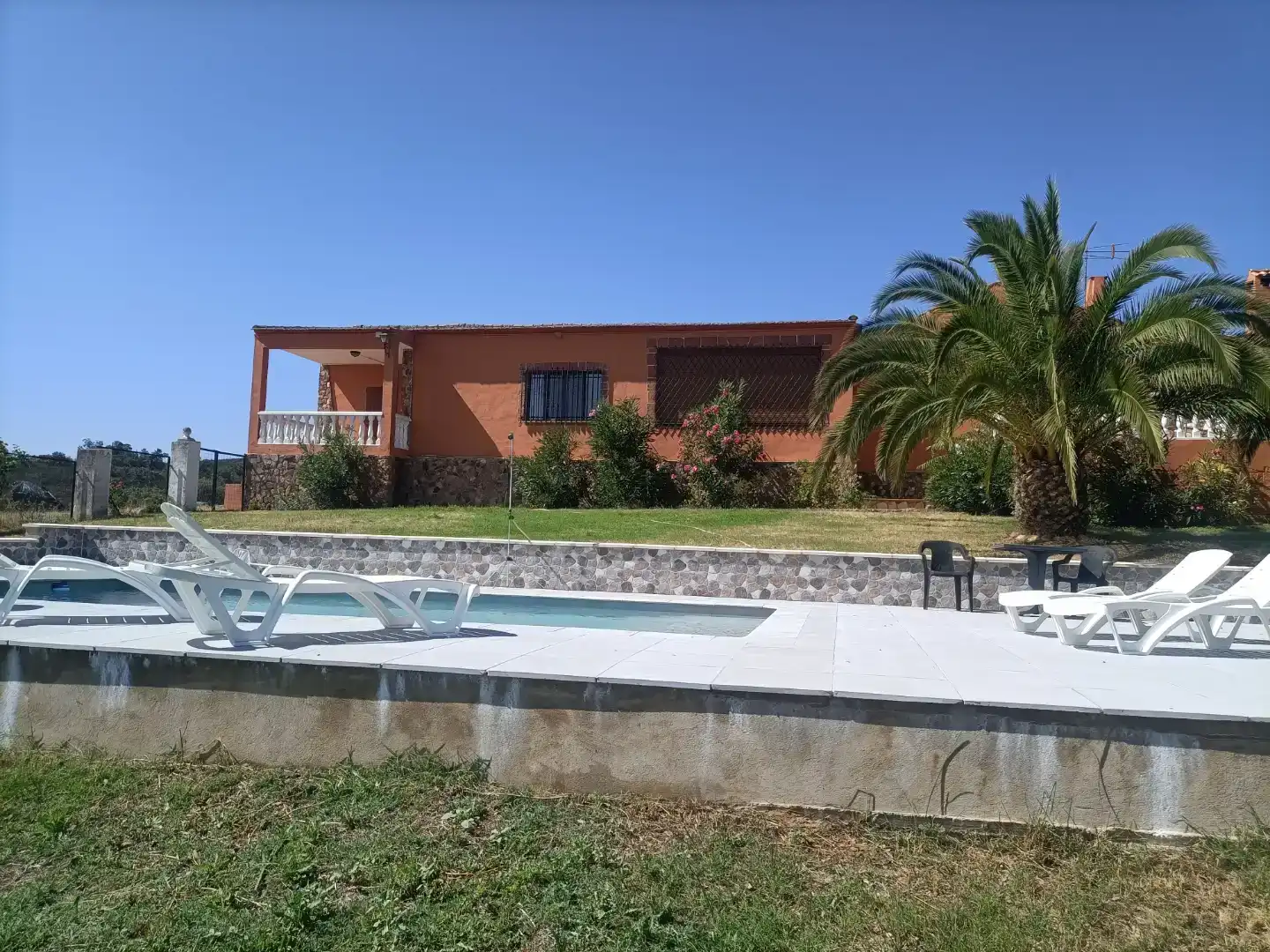 Piscina de Finca rústica en venta en Campanario con Jardín privado, Piscina y Balcón