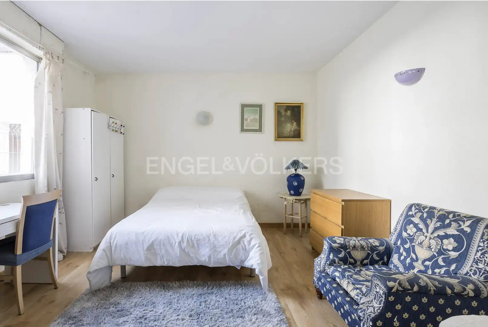 Bedroom of Flat for rent in Madrid  with Heating, Parquet flooring and Pets allowed