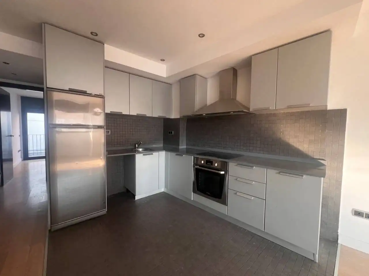 Küche von Wohnung zur Miete in Sant Vicenç de Castellet mit Heizung, Parkett und Balkon