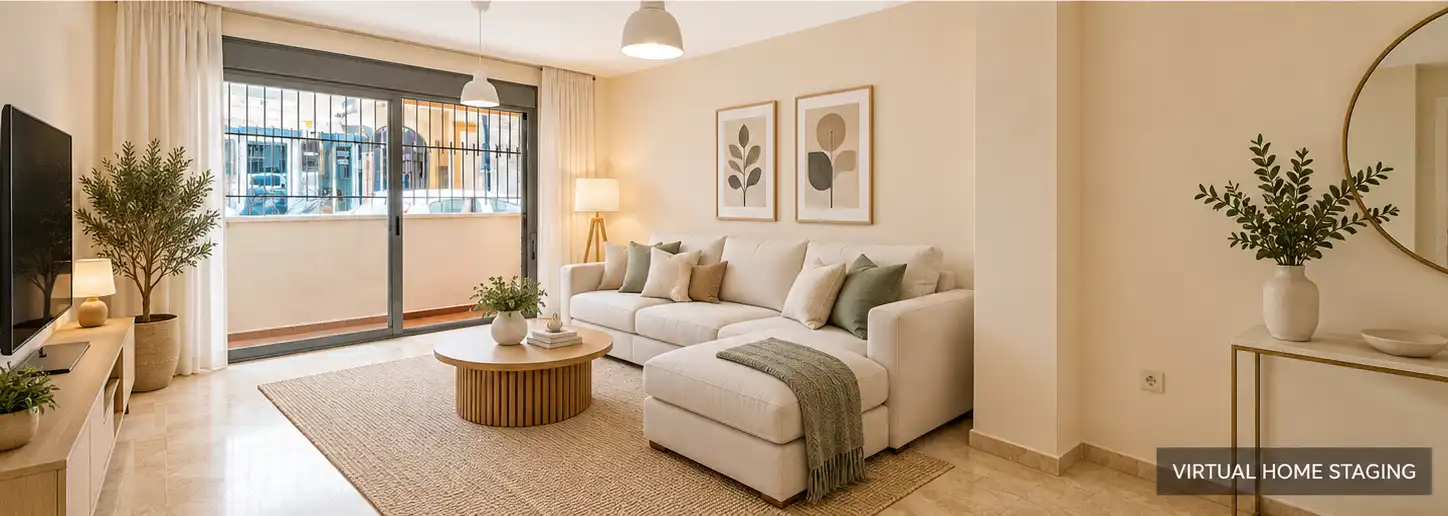 Living room of Apartments for sale in Marbella  with Air Conditioner, Terrace and Swimming Pool