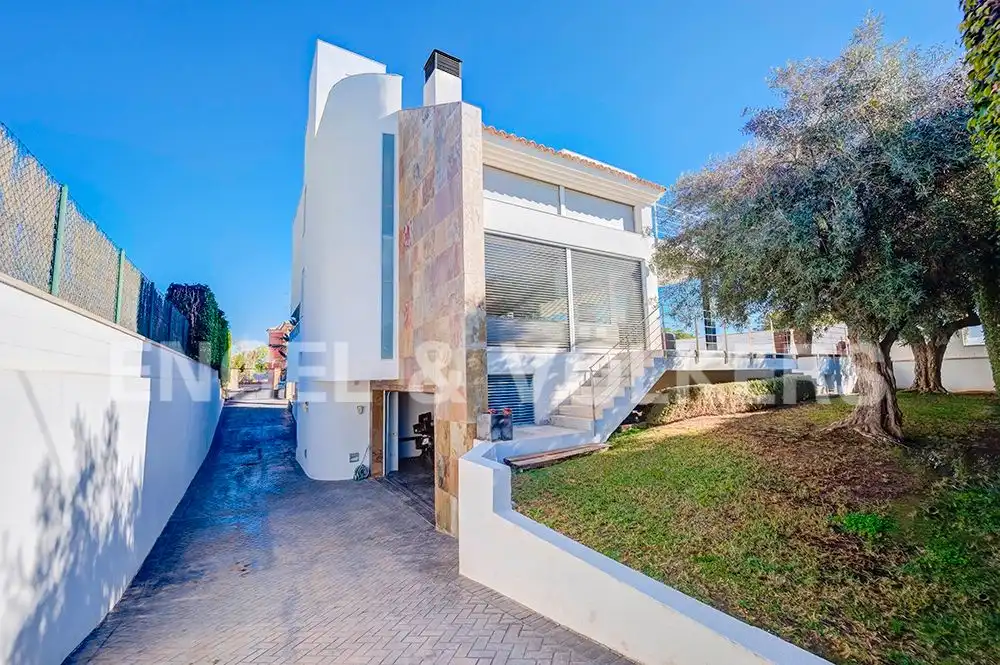 Exterior view of Houses for sale in Sant Joan d'Alacant  with Air Conditioner, Private garden and Terrace