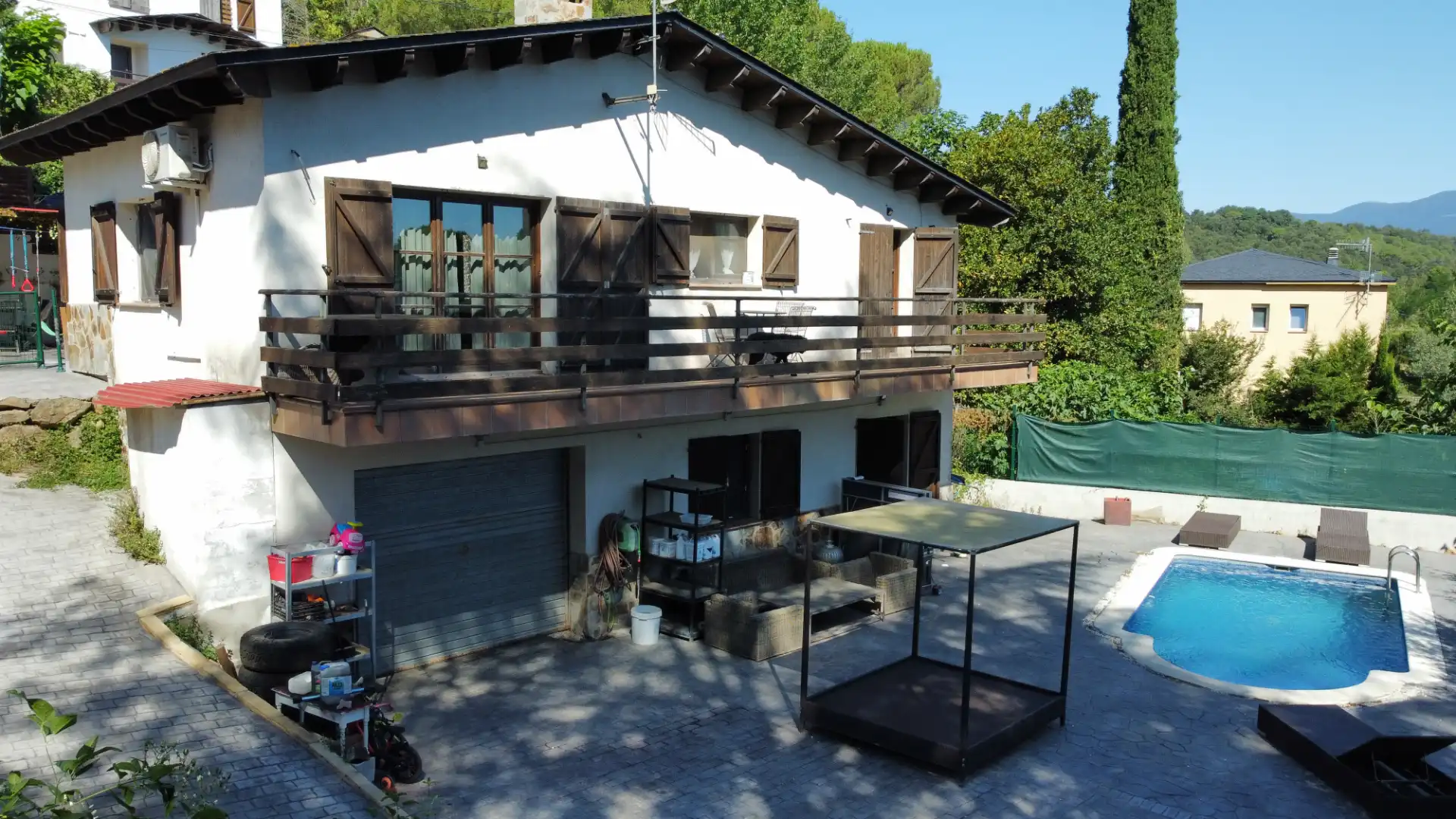 Terraza de Casa o chalet en venta en Vallgorguina con Aire acondicionado, Calefacción y Jardín privado