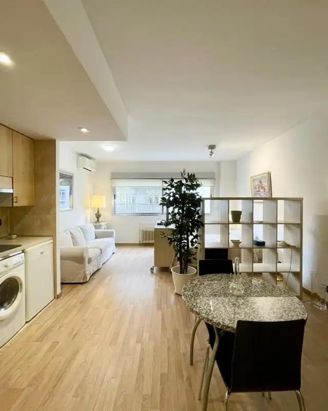 Living room of Study for rent in Madrid  with Air Conditioner, Heating and Swimming Pool