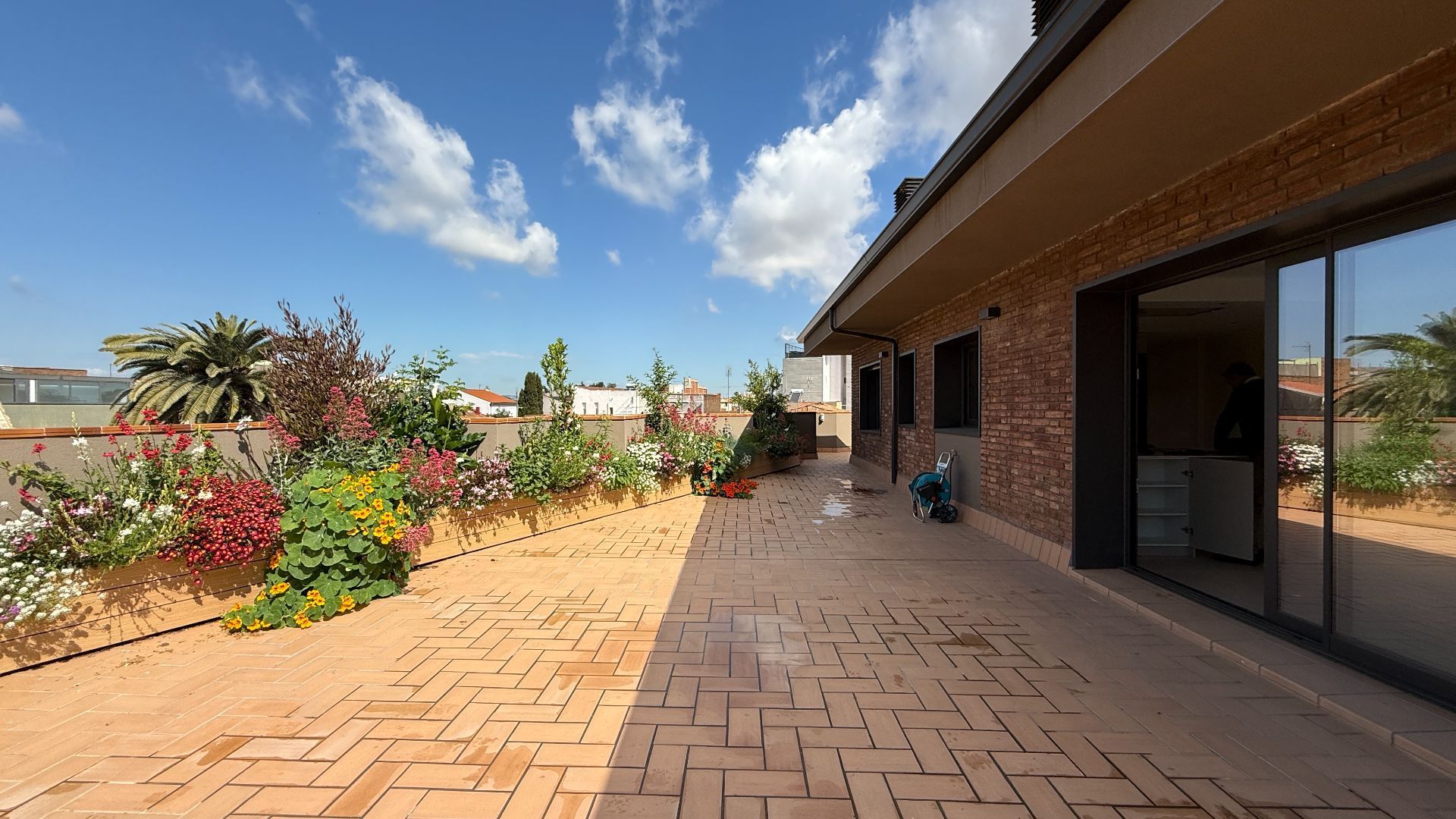 Terrassa de Pis de lloguer en El Prat de Llobregat amb Aire condicionat, Calefacció i Jardí privat