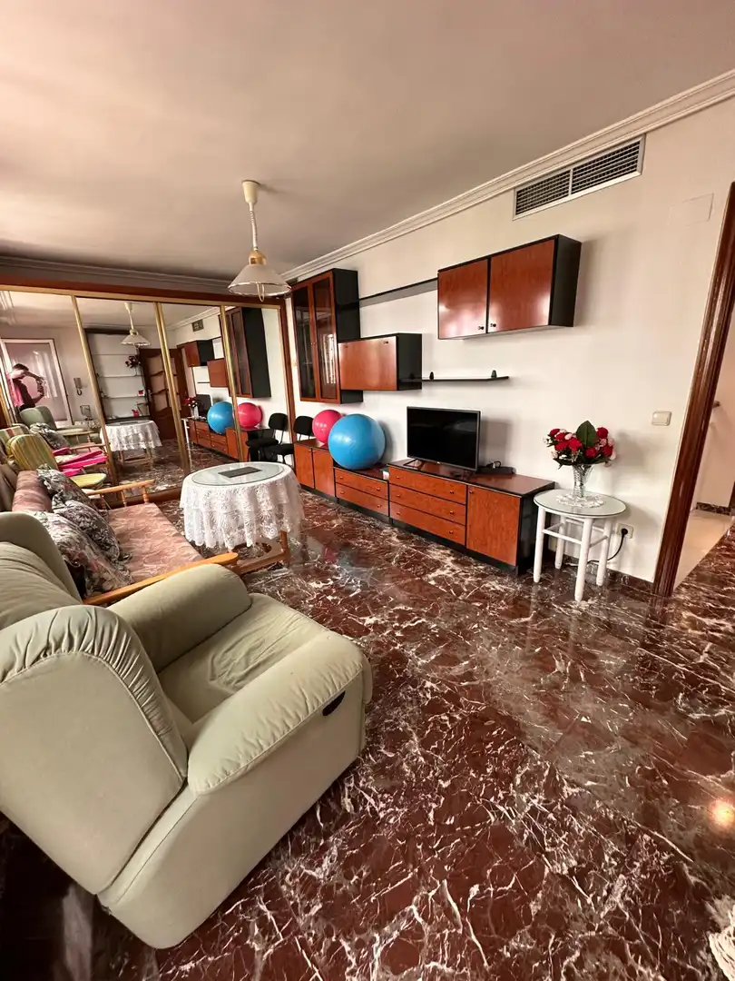 Sala d'estar de Dúplex en venda en Jaén amb Aire condicionat, Terrassa i Balcó