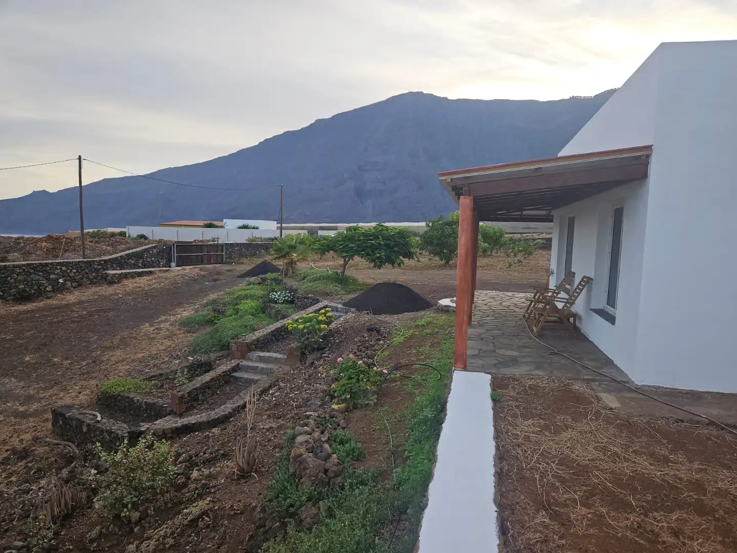 Vista exterior de Finca rústica en venta en Frontera con Terraza, Amueblado y Horno