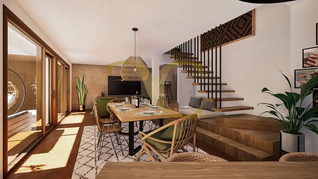 Esszimmer von Maisonette zum Verkauf in Noreña mit Heizung, Terrasse und Abstellraum