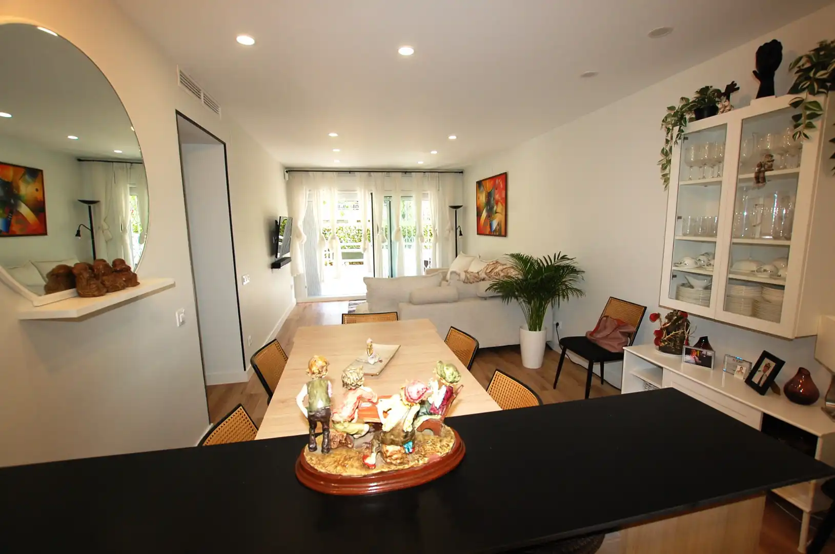 Sala d'estar de Pis en venda en Castelldefels amb Aire condicionat, Parquet i Terrassa