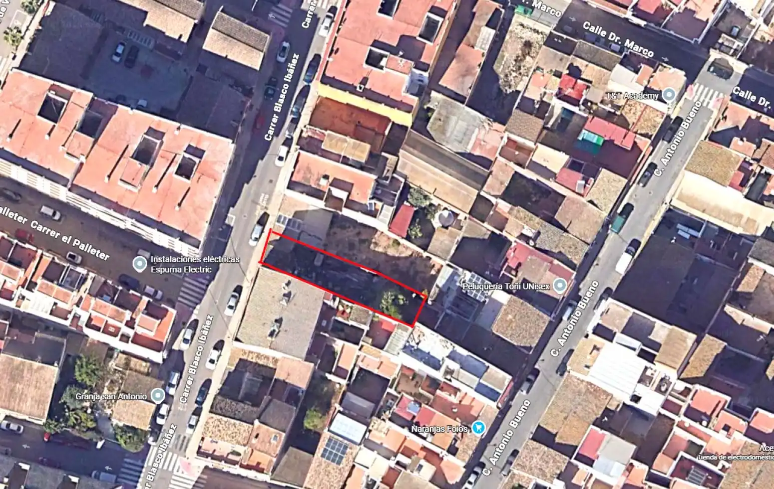 Exterior view of Land for sale in Foios