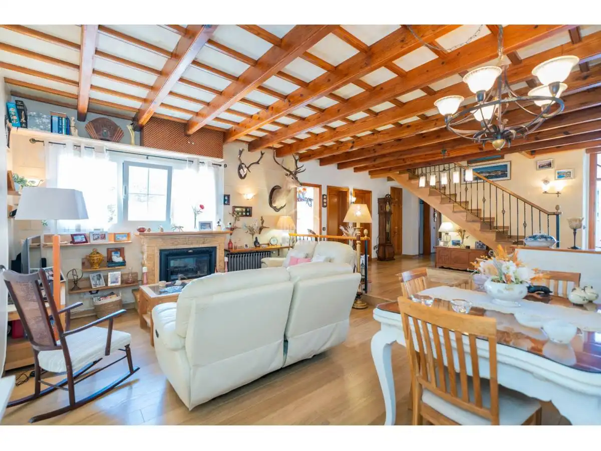 Living room of Houses for sale in Sant Lluís  with Heating, Terrace and Swimming Pool